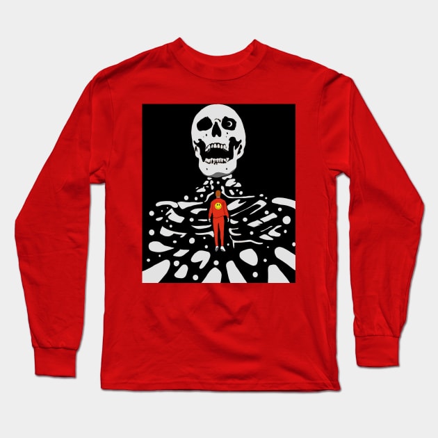 Happy Macabre Long Sleeve T-Shirt by theprometeus